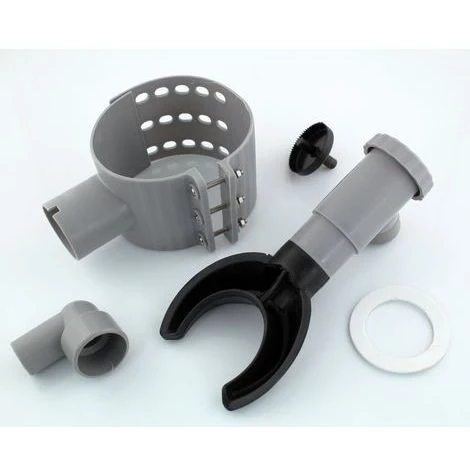 NEGOMIX Collecteur Gouttière Gris Kit Complet 4 NEGOMIX Collecteur Gouttière Gris Kit Complet – Image 2