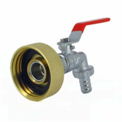 MULTICUVES Raccord Cuve Eau S60X6 Laiton - Robinet Laiton Chromé 15 Mm -Promos Récupération Magasin 12131891 3