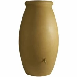 Récupérateur D'eau De Pluie Jarre 1000 L + Kit Raccord Chéneau - Beige - BelliJardin - Beige