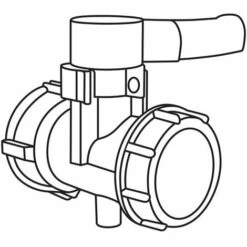 Vanne Pour Cuve IBC Sortie Filetée 2" - INTERPLAST -Promos Récupération Magasin 13095816 2