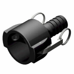 CPP Raccord Camlock Femelle 2'' - Male Cannelé Droit En Polypropylène - Ø A: 2'' | Ø B: 50mm