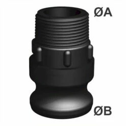 CPP Raccord Camlock Male - Fileté Male BSP En Polypropylène - Ø A: 3/4'' | Ø B: 3/4'' 5 CPP Raccord Camlock Male - Fileté Male BSP En Polypropylène - Ø A: 3/4'' | Ø B: 3/4'' -Promos Récupération Magasin 16232435 2