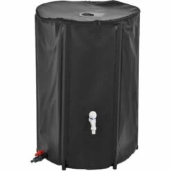 Récupérateur D'eau Réservoir D'eau Inoxydable Et Résistant Aux UV 250 L 60 X 88 Cm [casa.pro]