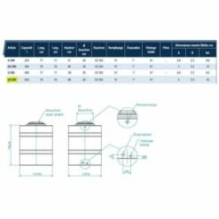 ROTOTEC Réservoir Pe Type Cb 500l Bleu - Bleu -Promos Récupération Magasin 18122058 5