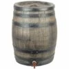 Nature Baril D'eau De Pluie Avec Aspect De Bois 120L 50,5x66 Cm Marron - Brun