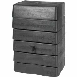 Nature Baril D'eau De Pluie 168 L Anthracite - Anthracite