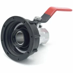 MULTITANKS Raccord S60x6 Avec Robinet En Laiton à Boisseau Sphérique Sortie Femelle 3/4'' -Promos Récupération Magasin 20287976 3