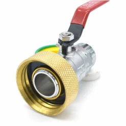 MULTITANKS Raccord S60x6 En Laiton Avec Robinet En Laiton à Boisseau Sphérique Sortie Filetée Male 1'' BSP 26x34 -Promos Récupération Magasin 20287977 5