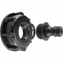 TOOLOFLIFEÂ 1pc Raccord/Bouchon S60x6 Mamelon Raccord Rapide Et Joints Avec Embout Sortie Droite Annelé Pour Cuve 1000 Litres IBC (1/2") 9 TOOLOFLIFEÂ 1pc Raccord/Bouchon S60x6 Mamelon Raccord Rapide Et Joints Avec Embout Sortie Droite Annelé Pour Cuve 1000 Litres IBC (1/2") -Promos Récupération Magasin 22796335 3