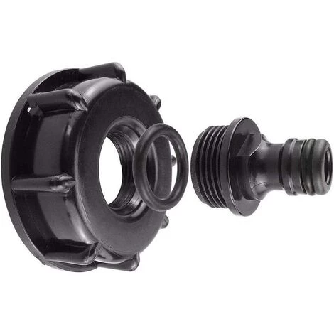 TOOLOFLIFEÂ 1pc Raccord/Bouchon S60x6 Mamelon Raccord Rapide Et Joints Avec Embout Sortie Droite Annelé Pour Cuve 1000 Litres IBC (1/2") 5 TOOLOFLIFEÂ 1pc Raccord/Bouchon S60x6 Mamelon Raccord Rapide Et Joints Avec Embout Sortie Droite Annelé Pour Cuve 1000 Litres IBC (1/2") – Image 3