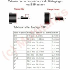 CPP Raccord Cranté Male 2'' BSP - Male Cannelé Droit 50mm -Promos Récupération Magasin 2371654 2