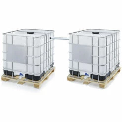 MULTICUVES Kit ECO De Couplage De 2 Cuves 1000 L - Ø 25 Mm - Tuyau 50 Cm -Promos Récupération Magasin 24126988 3