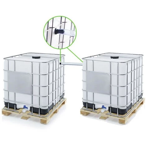 MULTICUVES Kit ECO De Couplage De 2 Cuves 1000 L - Ø 20 Mm - Tuyau 50 Cm 3 MULTICUVES Kit ECO De Couplage De 2 Cuves 1000 L - Ø 20 Mm - Tuyau 50 Cm