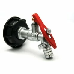 MULTITANKS Raccord Robinet En Laiton Chromé Cadenassable Sortie 19mm 90 Degrés - 3/4'' BSP