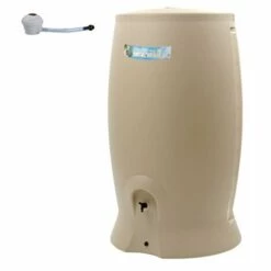 EDA Recup'O 1000L Rotomoulé Récupérateur D'eau, Beige