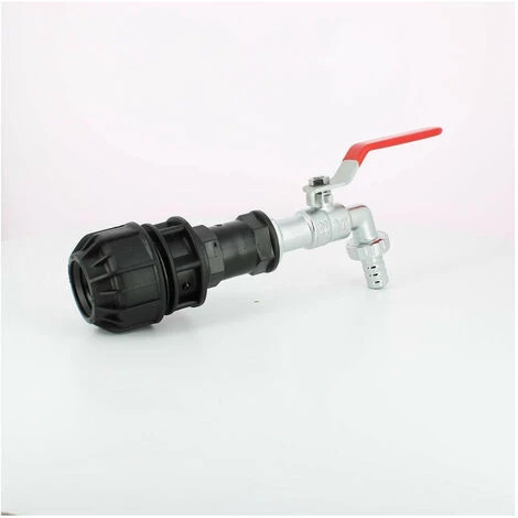 MULTICUVES Robinet Laiton Chromé 15 Mm - Kit Couplage Cuve 4 MULTICUVES Robinet Laiton Chromé 15 Mm - Kit Couplage Cuve – Image 2