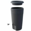Récupérateur D'eau De Pluie Rain Barrel - Elho - Anthracite -Promos Récupération Magasin 30410361 1