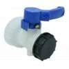 PERLE RARE Vanne Pour Cuve IBC 1000 Litres 2" / 62 Mm Vanne Papillon Intégrée En Plastique DN40 (62 Mm) -Promos Récupération Magasin 31780710 1