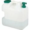 Relaxdays Bidon D’eau Avec Robinet, 25 Litres, Plastique Sans BPA, Couvercle, Poignée, Réservoir, Blanc/vert -Promos Récupération Magasin 35401028 1
