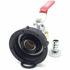 SUNFLOWER Robinet à Boisseau Sphérique,Filetage Male 3/4 Pouce Pas Gaz, Sortie 3/4'', Embout Male Canelé 15mm -Promos Récupération Magasin 36842204 2