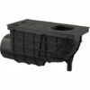 ALCAPLAST Bac De Récupération D'eau De Pluie Pour Tuyaux De Descente 300/155/110 Horizontal Noir AGV3
