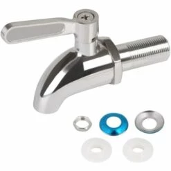 ABCRITAL Robinet De Tonneau,Distributeur De Boissons,Robinet Pour Tonneau De Bière, Robinet Pour Vin - En Acier Inoxydable Et Taille De 12Mm -Promos Récupération Magasin 37321992 4