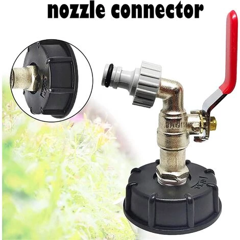 TRIOMPHE 1000L Robinet Recuperateur Eau De Pluie, Adaptateur De Réservoir D'eau 1/2" Double Robinet Recuperateur Eau De Pluie,Robinet En Laiton Fabriqué Filetage Gros 60 Mm (1pc) 4 TRIOMPHE 1000L Robinet Recuperateur Eau De Pluie, Adaptateur De Réservoir D'eau 1/2" Double Robinet Recuperateur Eau De Pluie,Robinet En Laiton Fabriqué Filetage Gros 60 Mm (1pc) – Image 2