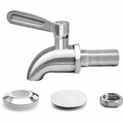 BETTERLIFE Remplacement De Robinet De Distributeur De Boissons,Robinet De Tonneau Du Vin Et De La Bière Ou De Boisson En Acier Inoxydable, Inusable,16mm Robinet De Rechange Pour Distributeur -Promos Récupération Magasin 39718136 4