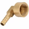 TRIOMPHE Raccord à Ailettes En Laiton Filetage Femelle Coude à 90 Degrés Tuyau Coudé En Laiton Adaptateur Raccord D'articulation Raccord G1 / 2 Air / Eau / Combustible / Huile / Gaz Inertes(10mm) -Promos Récupération Magasin 40103655 1