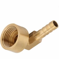 TRIOMPHE Raccord à Ailettes En Laiton Filetage Femelle Coude à 90 Degrés Tuyau Coudé En Laiton Adaptateur Raccord D'articulation Raccord G1 / 2 Air / Eau / Combustible / Huile / Gaz Inertes(10mm) -Promos Récupération Magasin 40103655 3
