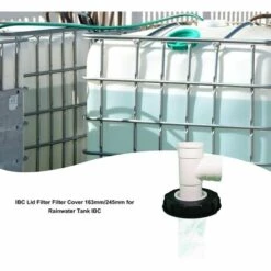 ECHOO Filtre De Couvercle IBC - Filtre IBC En Nylon Lavable, IBC Couvercle De Filtre En Nylon 163mm/245mm, Couvercle IBC Avec Filtre En Nylon Lavable Pour Réservoir À Eau De Pluie IBC -Promos Récupération Magasin 40118011 4