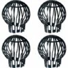 GUAZHUNIFR Filtres à Gouttière, 4 Pièces , Protege Gouttiere, Fabriqué En Plastique, Durable, Antirouille, Drainage Lisse, Adapté Pour Gouttière, Drainage De Toit (noir, 5,7 X 4,9 X 1,7 Pouce) -Promos Récupération Magasin 41869153 1