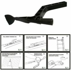 GUAZHUNIFR Outil De Nettoyage Ingénieux Pour Gouttière - Outil De Nettoyage Pour La Maison Et L'extérieur - Outil De Nettoyage De Gouttière - Outil De Nettoyage Pour Gouttière -Promos Récupération Magasin 41869166 5