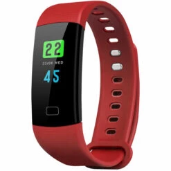 Montre Connectée Smartek HRB-10AR Smartband Montre Intelligente Bracelet D'activité Pour Moniteur De Santé IP67 Rouge - Rouge -Promos Récupération Magasin 41870013 3