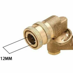 GUAZHUNIFR Connecteur De Nettoyeur Haute Pression, Pointes De Nettoyeur Haute Pression Fixation De Nettoyeur De Gouttière 1/4 Pouce Déconnexion Rapide Adaptateur De Tuyau Haute Pression En Laiton à 180 -Promos Récupération Magasin 41872402 3