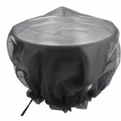 Housse De Protection En Maille Pour Tonneaux De Pluie Avec Cordon De Serrage, Filet De Protection Contre Les Moustiques Pour L'extérieur De Jardin, Seaux De Pluie, Tonneaux De Feuilles 95CM Fontainebleau Noir -Promos Récupération Magasin 47743027 4
