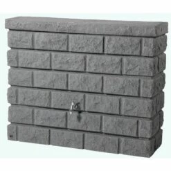 GRAF® Graf Cuve Décorative MUR ROCKY - 400L - Gris Granite