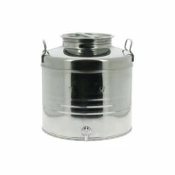 APICULTURE.NET - MATÉRIEL APICOLE FRANÇAIS Fût Inox 30 L Bas Avec Robinet Pour Huile D'olive