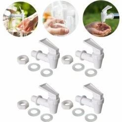 Robinet De Refroidisseur D'eau, Robinet De Remplacement Des Distributeurs De Boissons, Robinet D'eau En Plastique,Irisfr,4Pcs 10 Robinet De Refroidisseur D'eau, Robinet De Remplacement Des Distributeurs De Boissons, Robinet D'eau En Plastique,Irisfr,4Pcs -Promos Récupération Magasin 50942695 4