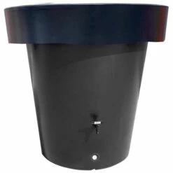 PLAST'UP ROTOMOULAGE CARRE DE PLANTATION RECUPERATEUR EAU DE PLUIE AERIEN LLUVIA 420L-Noir-100cm - Noir