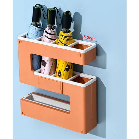 BENOBBY KIDS Étagère De Pluie De Stockage Maison Parapluie égouttoir Créatif Mural Tube De Pluie Sans Poinçon 5 BENOBBY KIDS Étagère De Pluie De Stockage Maison Parapluie égouttoir Créatif Mural Tube De Pluie Sans Poinçon – Image 3