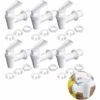 6 Pcs Plastique Robinet, Robinet Distributeur Tonneau, Distributeur De Boissons, Pas De Gouttes, Pas De Fuites, Pour Fermenter Le Vin, La Bière, Le Jus De Fruits, Bec Verseur Réutilisable, Blanc,Starlight -Promos Récupération Magasin 53317820 1