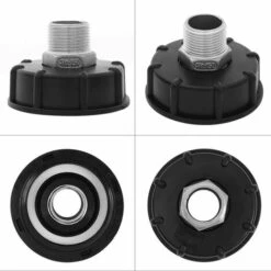 ECHOO 1000L IBC Adaptateur De Réservoir Tote Tank Drain Adaptateur En Acier Inoxydable Pour Robinetterie De Rechange 3/4 "outer Wire -Promos Récupération Magasin 54293188 5