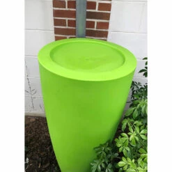 PLAST'UP ROTOMOULAGE POT CONIQUE RECUPERATEUR EAU DE PLUIE AERIEN R&C 200L-Bleu-121cm -Promos Récupération Magasin 54428804 4