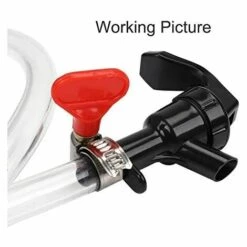DECKON Robinet De Pique-nique En Plastique Robinet De Bière Robinet De Bière Robinet De Distributeur De Liquide Déconnecte Le Robinet De Seau D'embouteillage De Fût De Robinet Noir Pour Homebrew -Promos Récupération Magasin 54457816 3