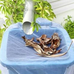 LITZEE Lot De 6 Filets De Récupération D'eau De Pluie - Protection Réglable - Résistant Aux Intempéries - 30*40cm -Promos Récupération Magasin 54682578 4