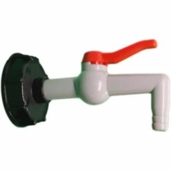 TINOR IBC 1000L Raccord Robinet En Plastique, Adaptateur De Réservoir De Vidange De Filetage Gros 60 Mm Pour Robinet De Jardin D'adaptateur De Cuve, 20/25/32mm Exportation（20mm）