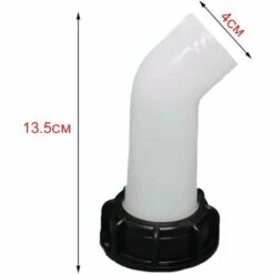 TINOR 2 Pcs Adaptateur De Réservoir D'eau, Vanne Cuve A Eau, Adaptateur De Réservoir De Vidange IBC Pour Réservoirs D'eau IBC, Vannes De Tonnage, Irrigation Agricole, Pipelines, Plastique, 60 MM(Blanc) -Promos Récupération Magasin 55018777 5