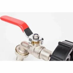 ENLENK Robinet Cuve 1000L Robinet Recuperateur Eau De Pluie, Adaptateur De Réservoir D'eau IBC 1/2" Double Robinet Recuperateur Eau De Pluie,Robinet En Laiton Fabriqué En PP Filetage Gros 60 Mm (3pcs) -Promos Récupération Magasin 55768688 5