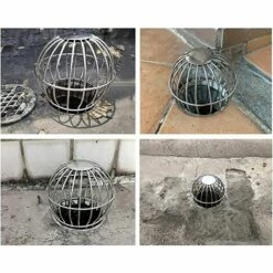 GUAZHUNIFR Iltres Pour Gouttière, Fuite GouttièRe Garde Filtre, La Protection Des Ballons En Fil De Fer Pour Tuyau De Gouttière Arrête Le Blocage Des Feuilles De Boue De Mousse.Gu.B/bon -Promos Récupération Magasin 57120241 4